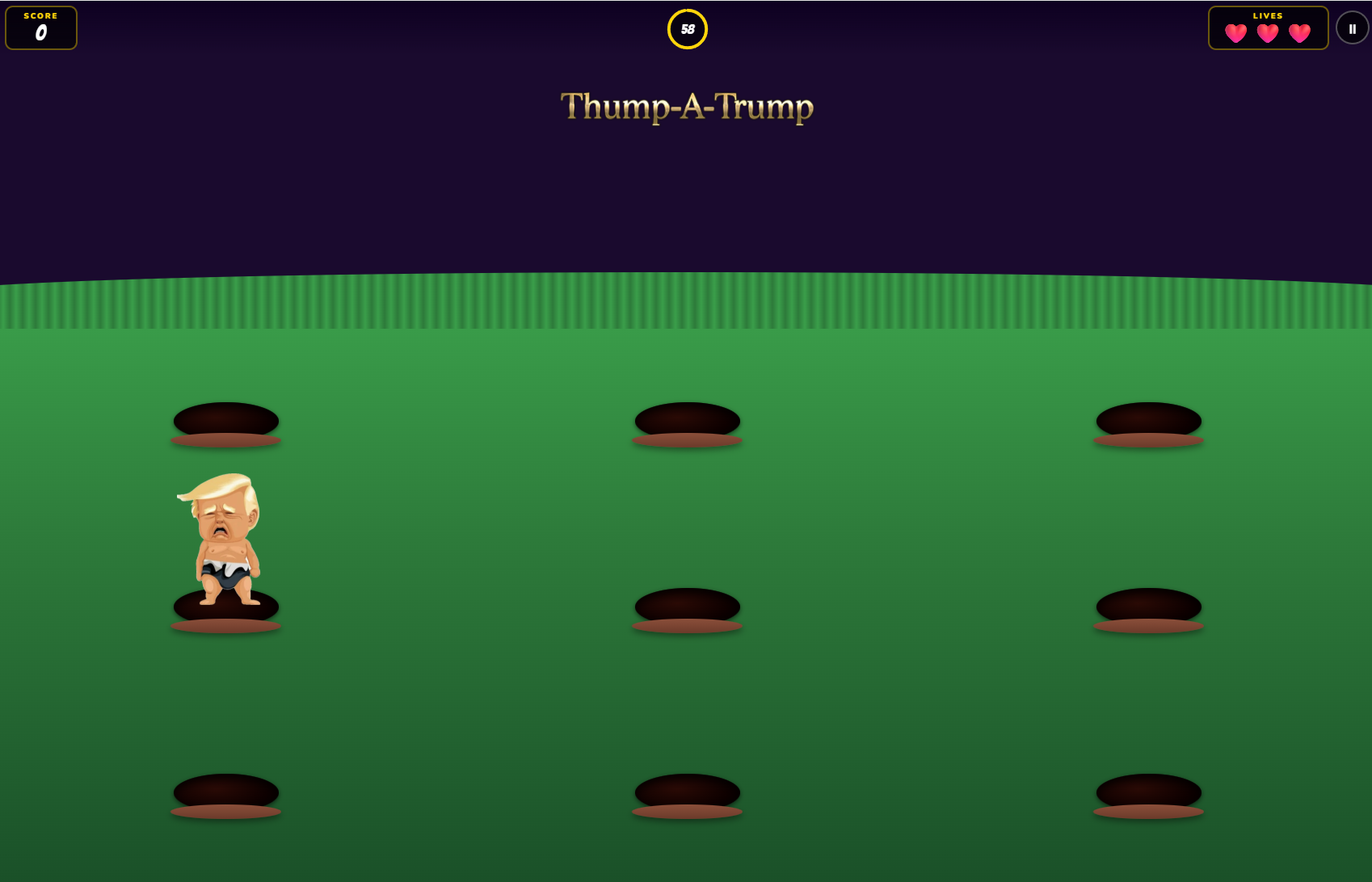 Thump-a-Trump game
